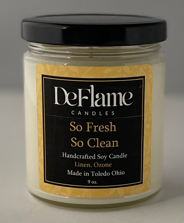 Single Wick Soy Candles 9oz